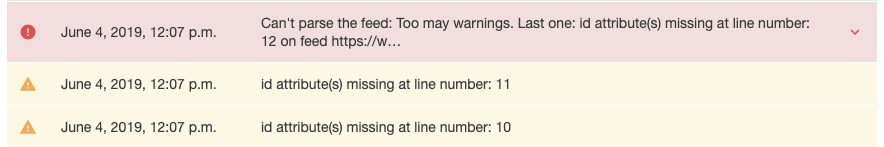 field mapping errors